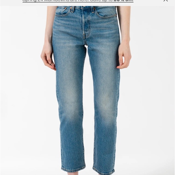 Levi’s wedgie straight fit jeans size 28 - Picture 2 of 5